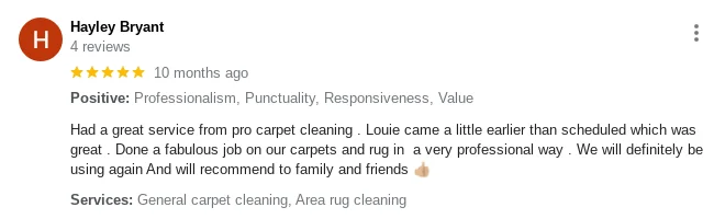 Carpet Cleaners In surbiton Review 4