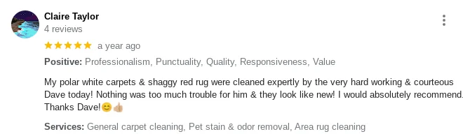 Carpet Cleaners In weybridge Review 10