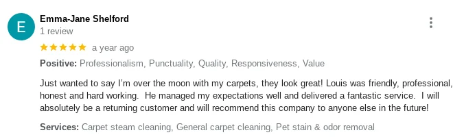 Carpet Cleaners In weybridge Review 3